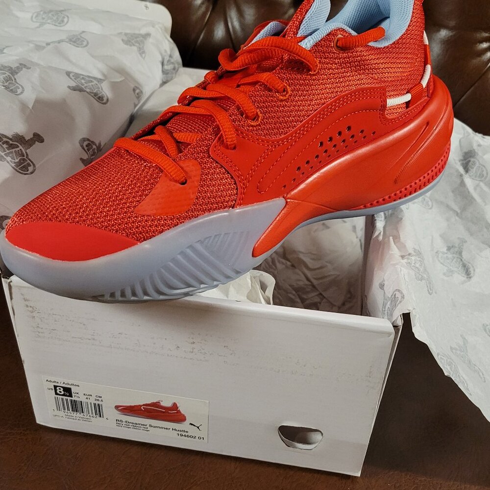 NEW Puma RS-Dreamer Summer Hustle J Cole Basketball Shoes Red Size 8
